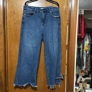 Good American size 16 wide leg jeans